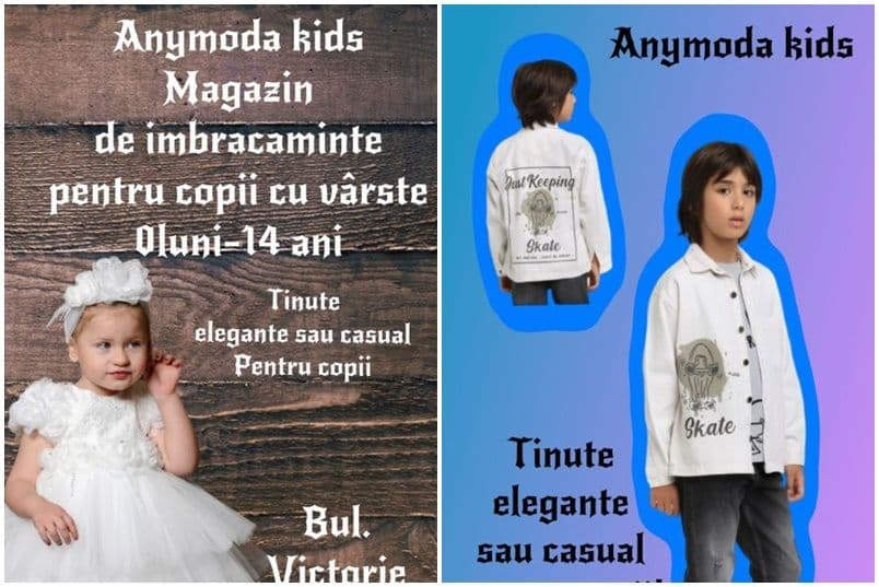 Anymoda Kids - Bine ai venit în lumea colorată și plină de veselie a magazinului de îmbrăcăminte pentru copii!