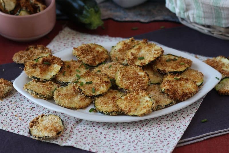 Chipsuri de dovlecel la Air Fryer