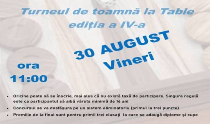 Centrul de zi pentru persoane vârstnice Dorohoi găzduiește a IV-a ediție a Turneului de toamnă la table!