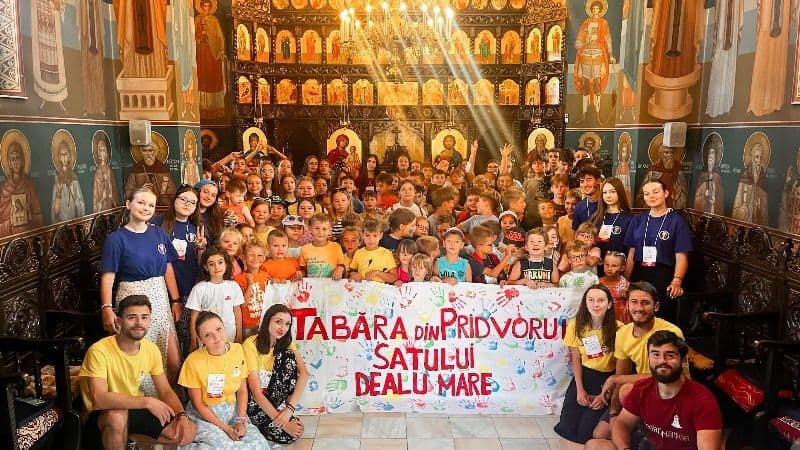 Tradiția „Taberei din pridvorul satului” continuată la Parohia Dealu Mare - FOTO