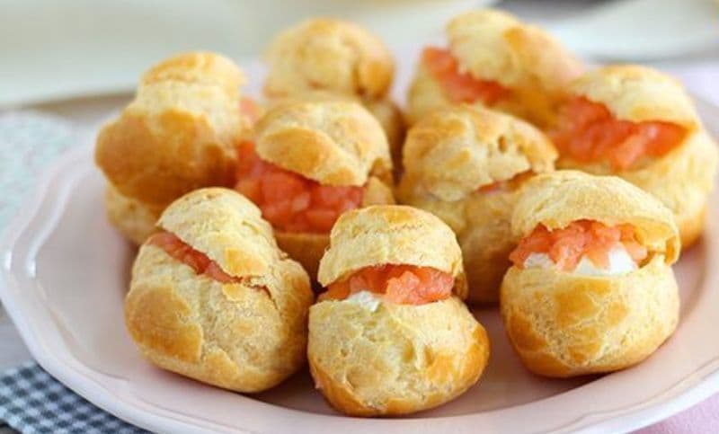 Choux cu somon