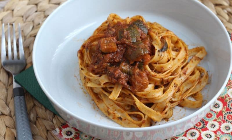 Tagliatelle cu dovlecei