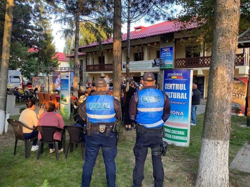 Jandarmii botoșăneni vor asigura ordinea și siguranța publică la Festivalul „Moștenire din Bătrâni”, Vorona