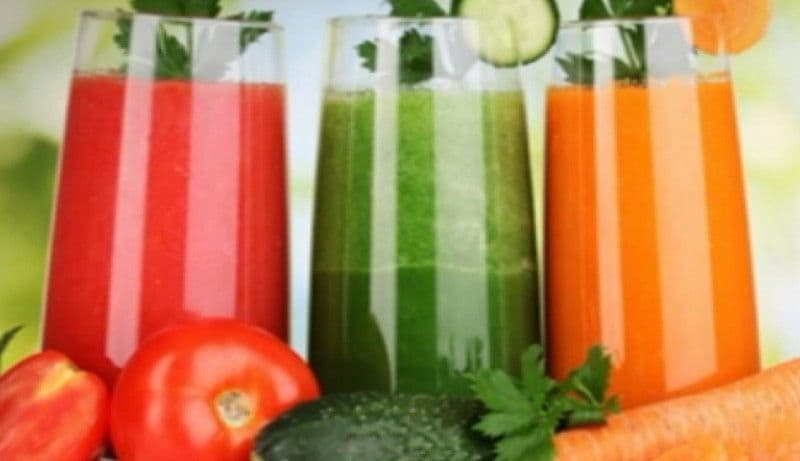 Sucurile de legume folosite în multe boli cronice