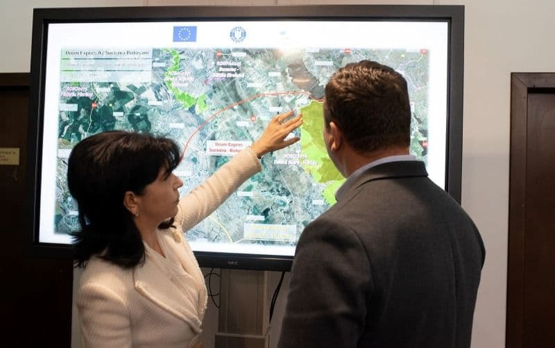 Nodurile de descărcare a drumului de mare viteză, configurate de proiectant - FOTO