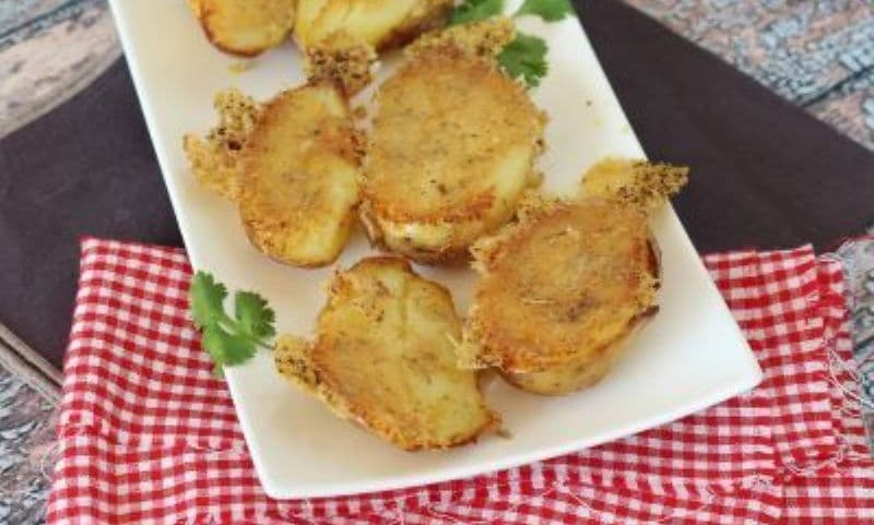 Cartofi crocanți cu parmezan