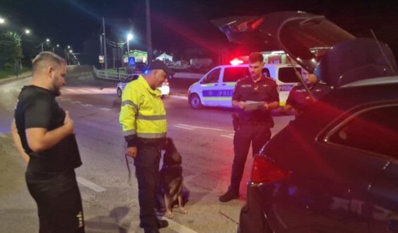 Acțiune cu efective mărite desfășurată de polițiști la Dorohoi