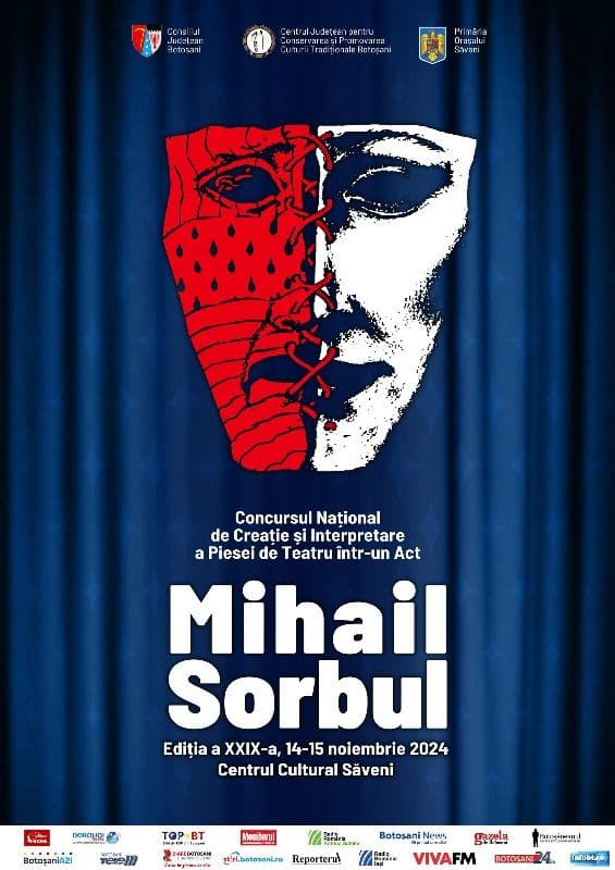 Festivalul-Concurs de Creație și Interpretare a Piesei de Teatru „Mihail Sorbul” a ajuns la a XXIX-a ediție