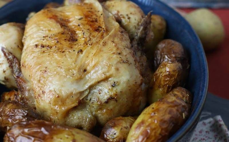 Pui copt la Air Fryer