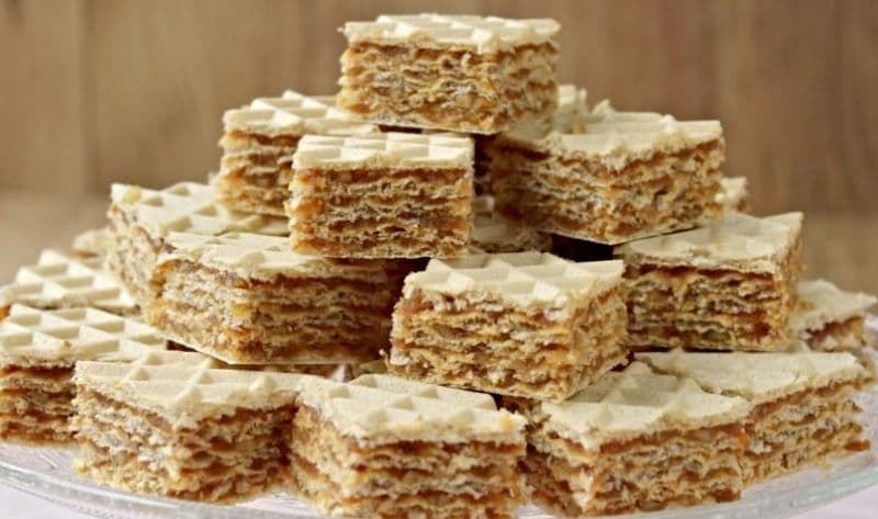 Napolitane cu caramel