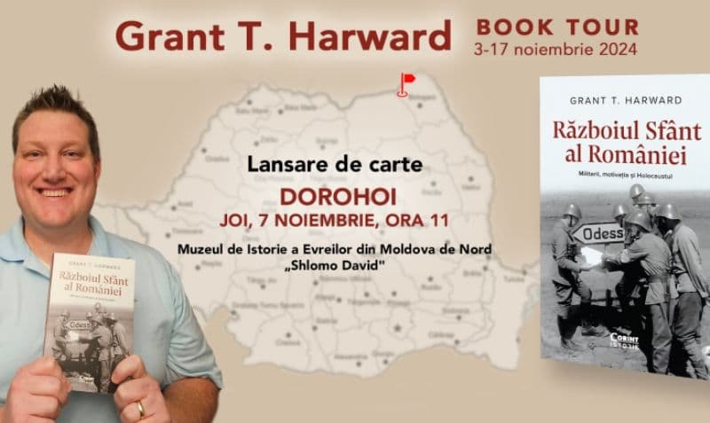 Istoricul american GRANT T. HARWARD vine la Dorohoi