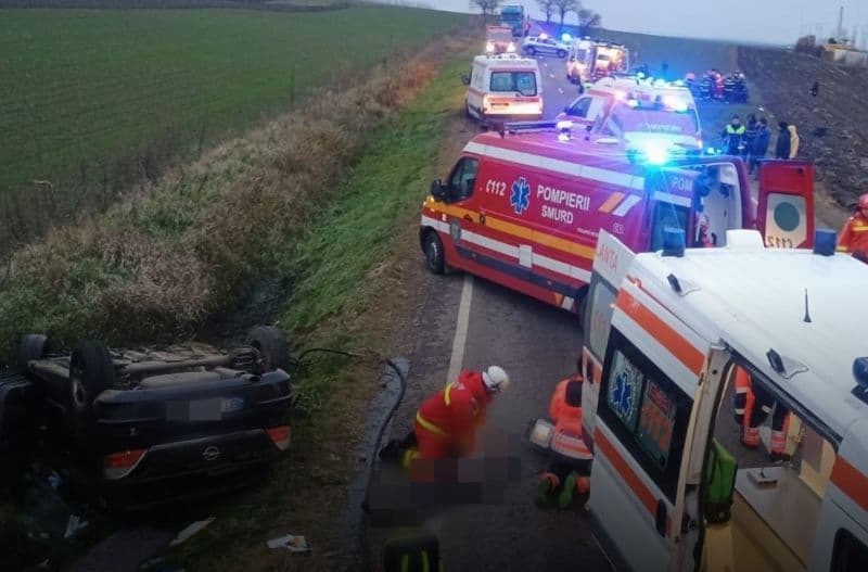 Accident cu cinci morți și doi răniți între Siret și Suceava! Un bărbat din Dorohoi și copilul acestuia și-au pierdut viața - FOTO