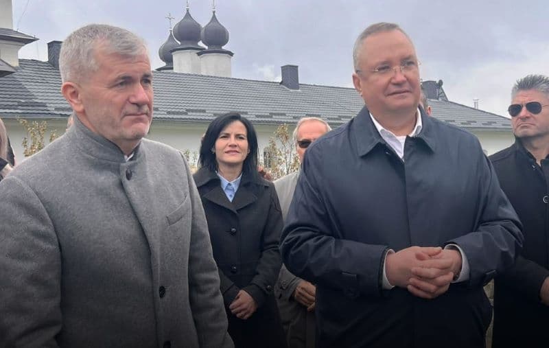 Președintele PNL și candidat la președinția României, Nicolae Ciucă, a vizitat astăzi județul Botoșani