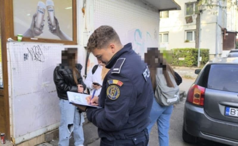 Acțiune pentru prevenirea absenteismului școlar, desfășurată de polițiști la Trușești