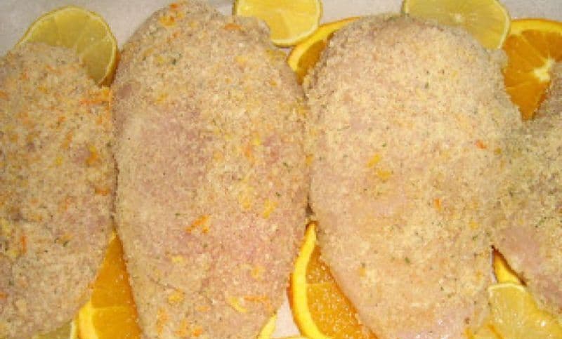 Piept de pui cu citrice la cuptor