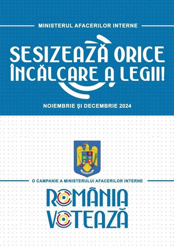 România votează! Campania de informare, prevenire și conștientizare a cetățenilor privind legislația în context electoral