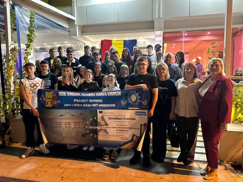 Stagiu de practică Erasmus+ în GRECIA pentru elevi și job shadowing pentru profesori ai Liceului Tehnologic „Alexandru Vlahuță” Șendriceni - FOTO