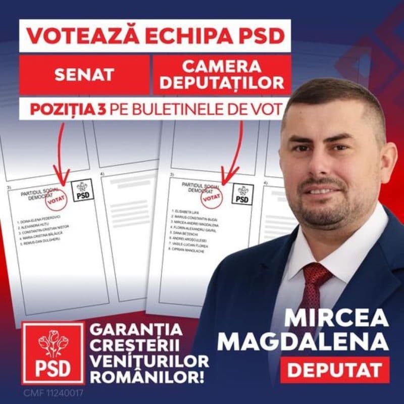 Mircea Magdalena: „Am votat singurul candidat care are programe de stimulare a angajării pentru prima dată a tinerilor din Botoșani și din toată țara