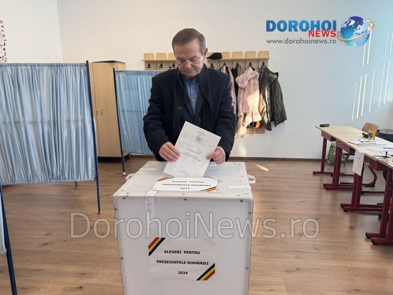 Dorin Alexandrescu, primarul municipiului Dorohoi, a votat pentru dezvoltare economică și pace socială