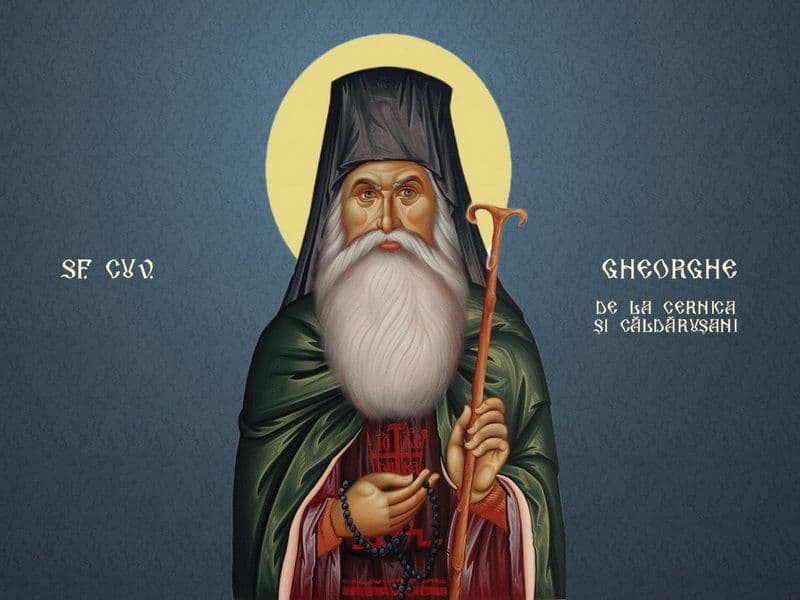 SINAXAR – 3 Decembrie – Sf. Cuv. Gheorghe de la Cernica şi Căldăruşani (Dezlegare la peşte)