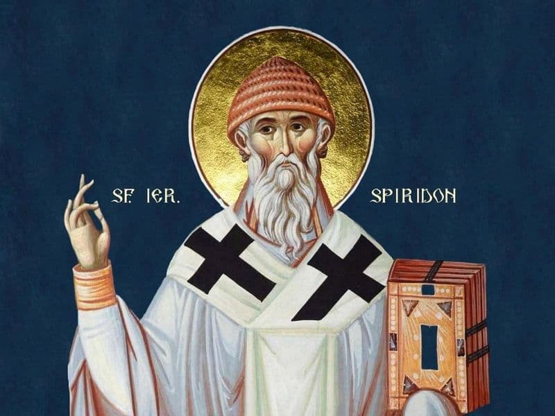 SINAXAR – 12 Decembrie – Sf. Ier. Spiridon, făcătorul de minuni (Dezlegare la peşte)