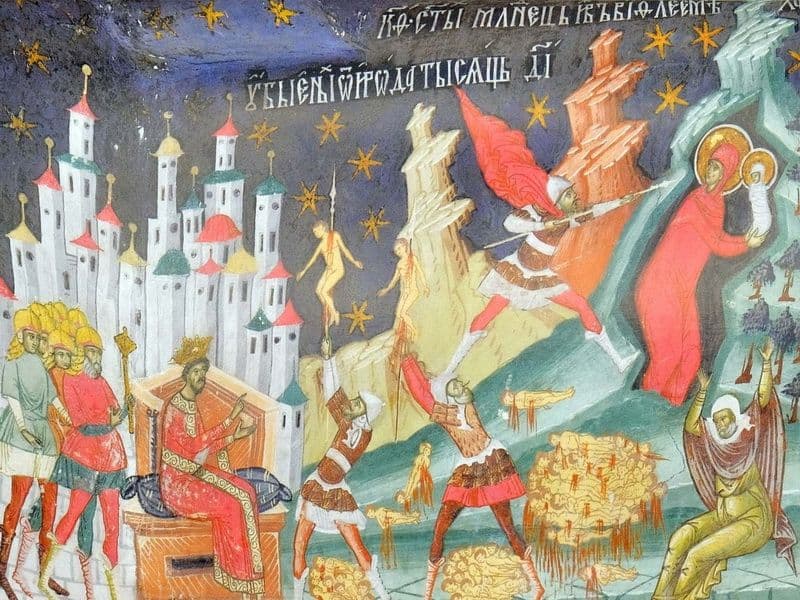 SINAXAR – 29 Decembrie – Sfinţii 14.000 de prunci ucişi din porunca lui Irod; Sf. Cuv. Marcel şi Tadeu