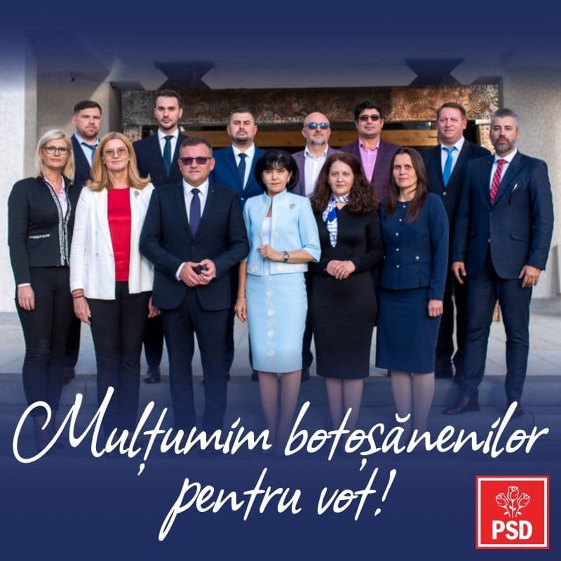 Doina Federovici: Mulțumim botoșănenilor care ne-au acordat votul! Misiunea PSD va fi stabilitatea economică și echilibrului politic și social