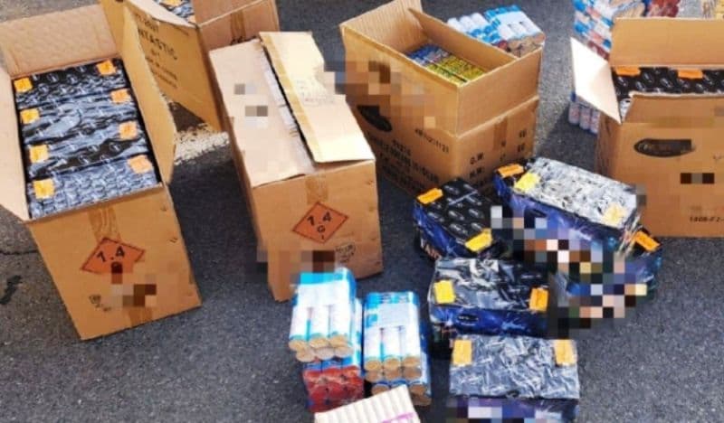 Cetățean chinez depistat pe Calea Națională, cu o mașină plină de artificii și petarde