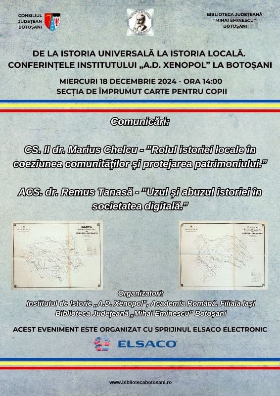 De la istoria universală la istoria locală. Conferințele Institutului „A.D. Xenopol” la Botoșani
