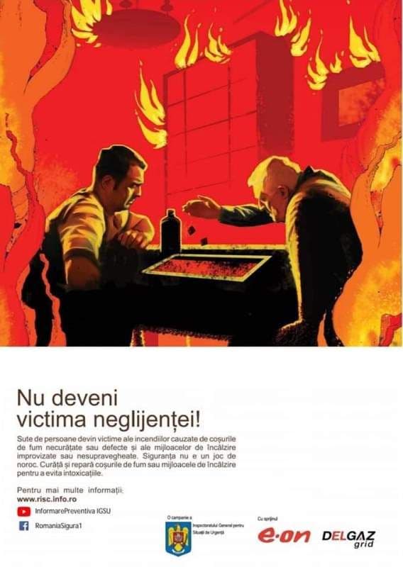 Curățați coșurile de fum: pericol de incendiu!