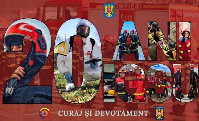20 de ani de la înființarea Inspectoratul General pentru Situații de Urgență și a ISU Botoșani 