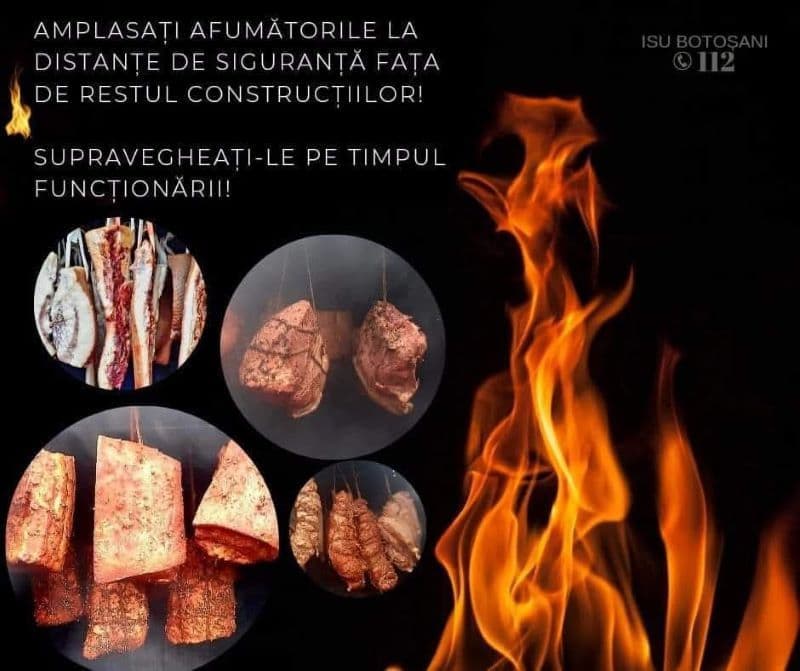 ISU Botoșani: Atenție la afumători!