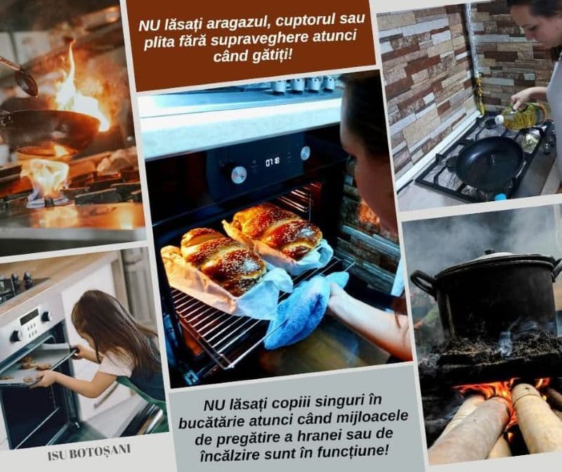 Sfaturi de la pompieri pentru prevenirea incidentelor în bucătării