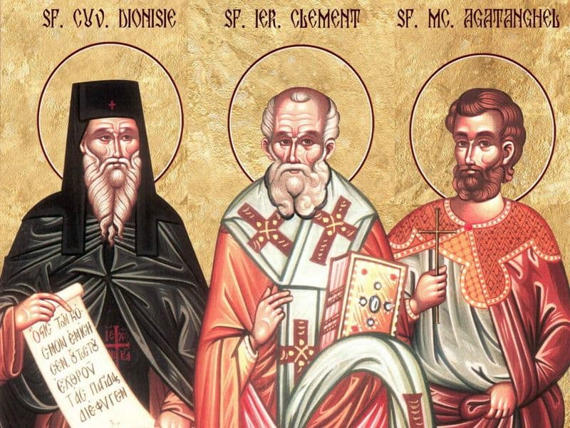 SINAXAR – 23 Ianuarie – Sf. Sfinţit Mc. Clement, Episcopul Ancirei; Sf. Mc. Agatanghel