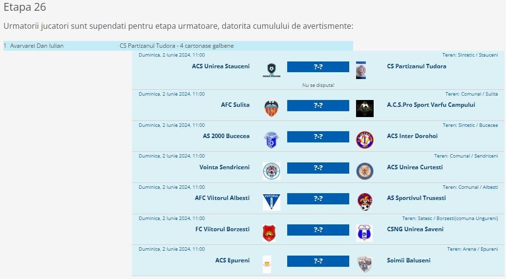 Liga 4 - Program