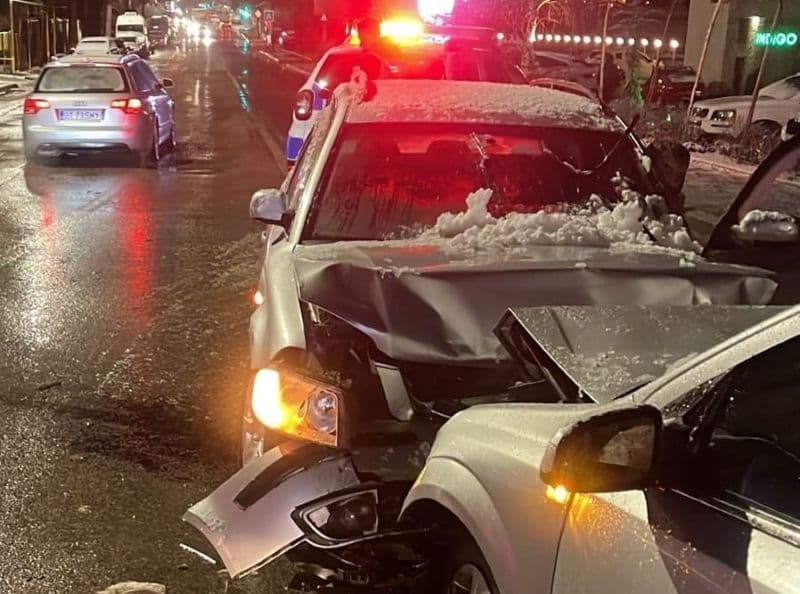 Bărbat reținut de polițiști după ce a provocat un accident rutier, fiind sub influența alcoolului
