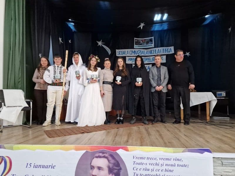 Școala Gimnazială „Nicolae Iorga” Dersca proiect de suflet la 175 de ani de la nașterea poetului Mihai Eminescu – FOTO