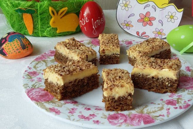 Prăjitură cu nucă și mascarpone