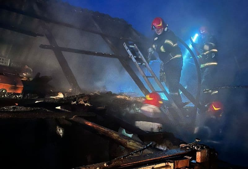 Bărbat de 41 de ani mort în urma unui incendiu