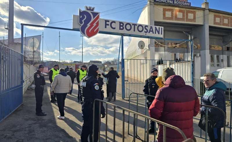 Măsuri de ordine publică pentru meciul dintre F.C. Botoșani și Dinamo București