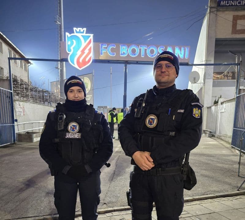 Măsuri de ordine publică pentru meciul dintre F.C. Botoșani și Universitatea Craiova