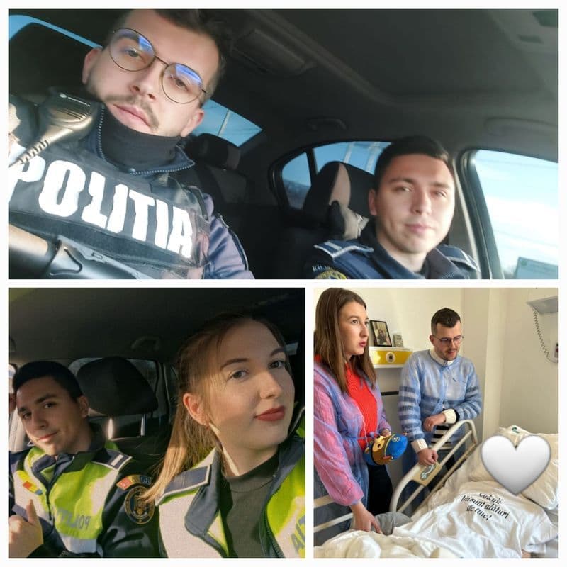Polițistul rănit la Flămânzi face progrese. IPJ Botoșani: „Hai la sediu, Alex!”