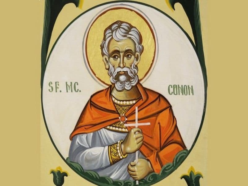 SINAXAR – 5 Martie – Sfinții Mucenici Conon din Isauria şi Conon Grădinarul (Canonul Mare)