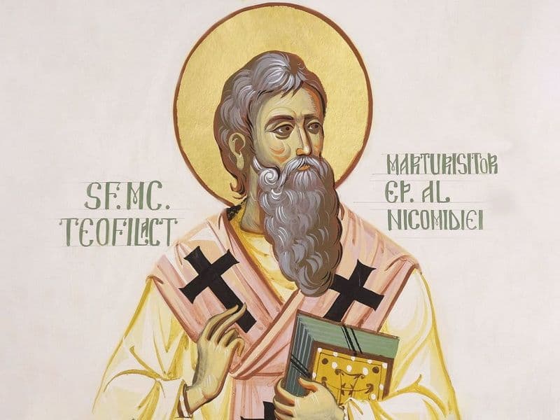 SINAXAR – 8 Martie – Sfântul Ierarh Teofilact Mărturisitorul (Pomenirea celor adormiți)