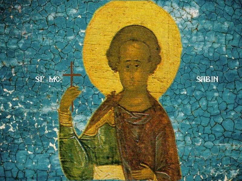 SINAXAR – 16 Martie – Sf. Mc. Sabin Egipteanul (Duminica a II-a din Post-a Sf. Ier. Grigorie Palama)