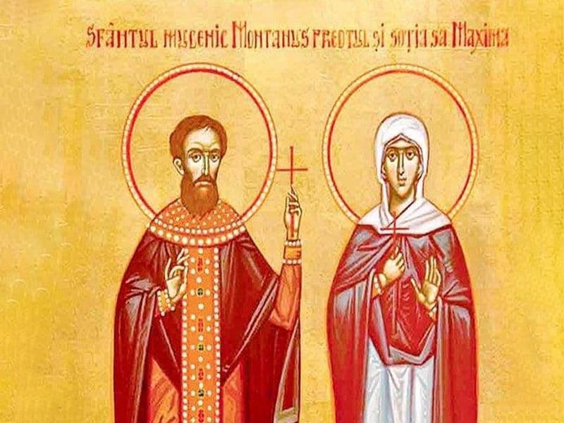 SINAXAR – 26 Martie – Soborul Sf. Arhanghel Gavriil; Sf. Mc. Montanus preotul şi soţia sa, Maxima