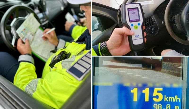 Acțiune a polițiștilor pentru prevenirea accidentelor produse pe fondul vitezei excesive