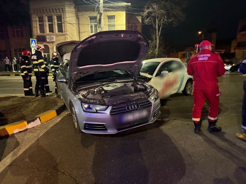 Accident rutier în municipiul Botoșani anunțat prin sistemul eCall