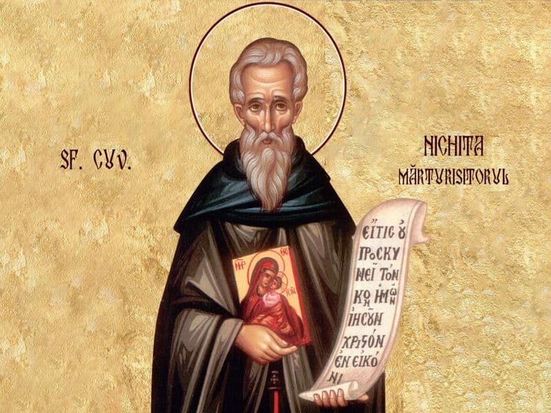 SINAXAR – 3 Aprilie – Sfinţii Cuvioşi Nichita Mărturisitorul şi Ilirie