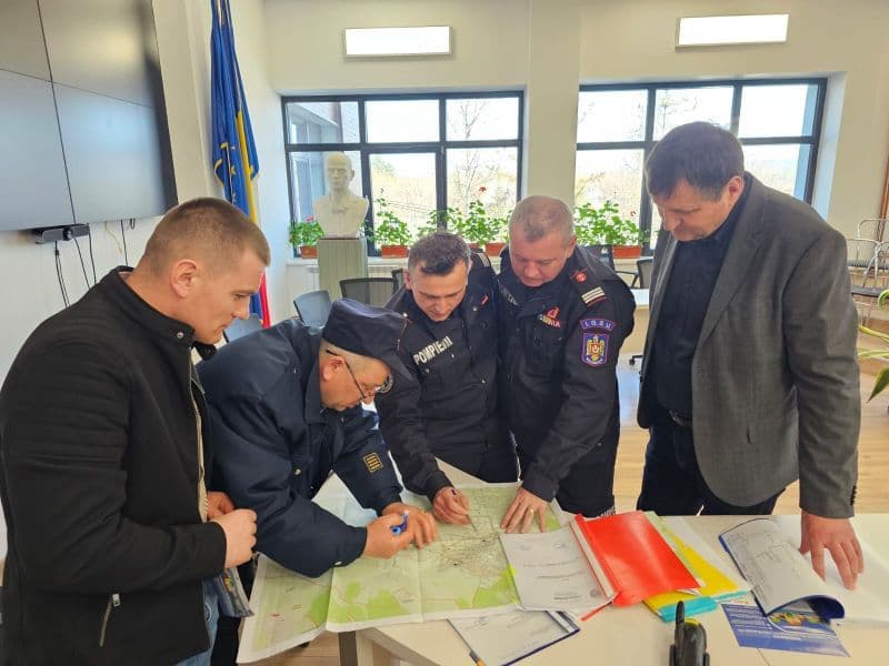 Exercițiu de gestionare a situațiilor de urgență la Flămânzi: autoritățile locale testate în fața unui scenariu de inundații